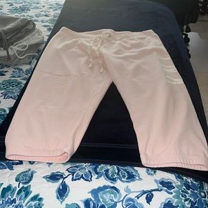 Victoria Secret Pink! Cropped joggers, size large